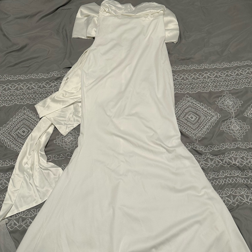 Fashion Nova White Bridal Gown